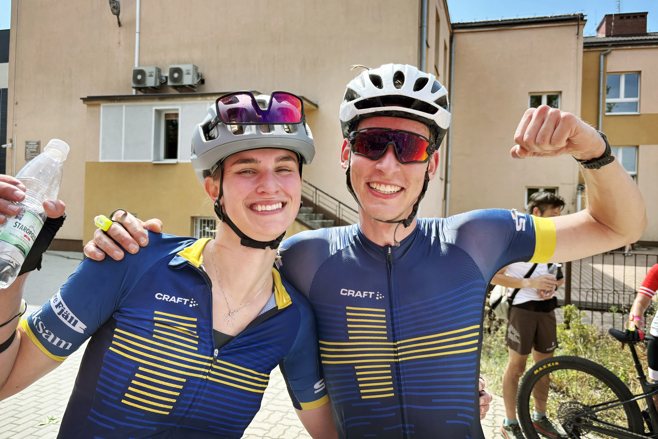 Tilda Palm slutade sexa och Sverre Röjgård på plats 20 i dagens medeldistans.