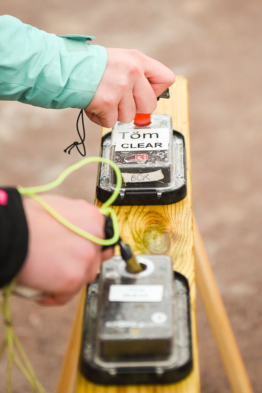 Två kontrollchip töms i sportidentenheter