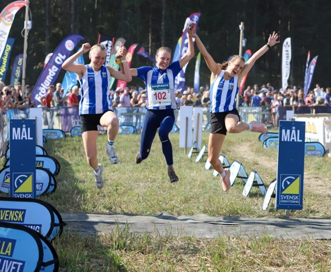 IFK Göteborg jublar vid målgång