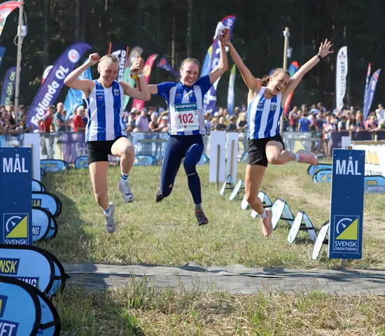 IFK Göteborg jublar vid målgång