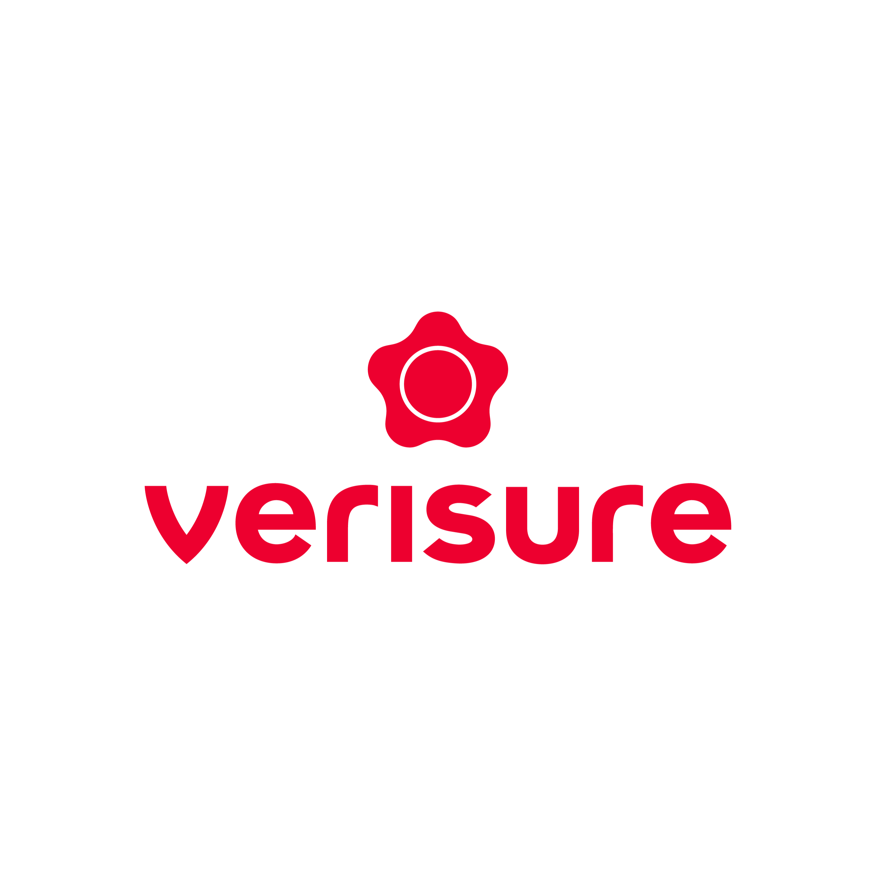 White Verisure Logo Red Rgb