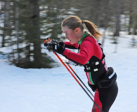 Frida Sandberg med fullt fokus på väg mot SM-guld i långdistans.