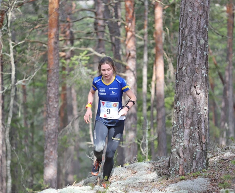 Amanda Kleijn förde Sverige lag 2 till sjätte plats på Student-VM:s sprintstafett. Bilden från världscupen i Norge i fjol.