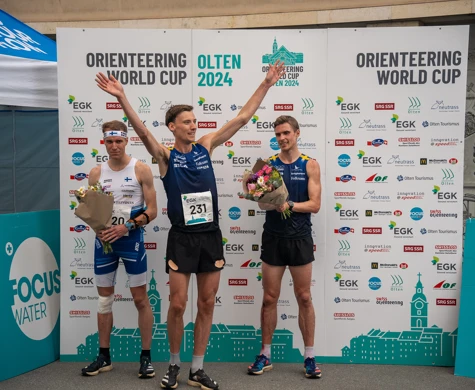 Pallen under världscupen i Olten