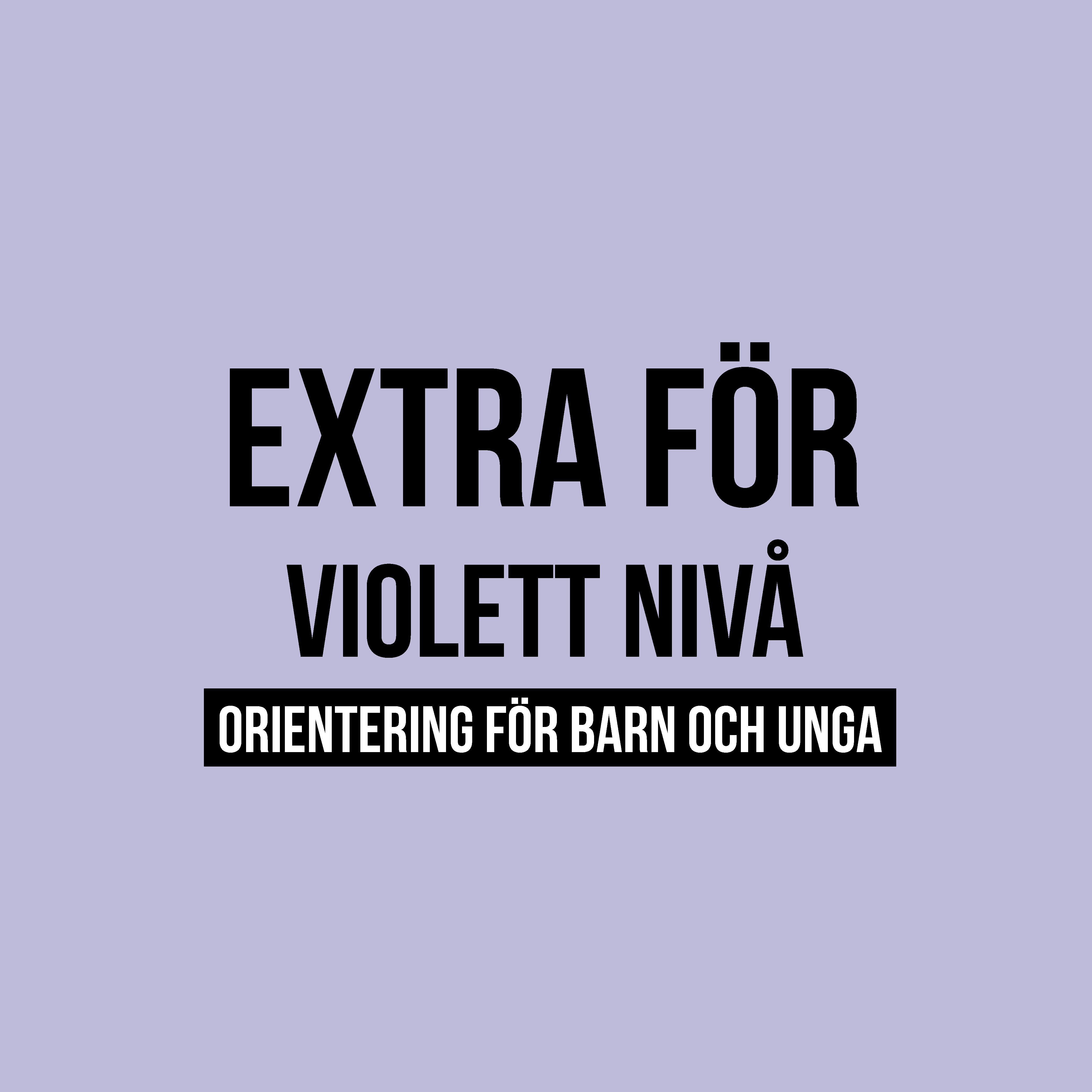 Fyrkantspuff Violett Extra