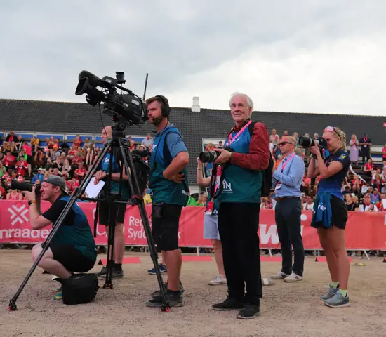 Media under orienterings-VM i Danmark sommaren 2022.