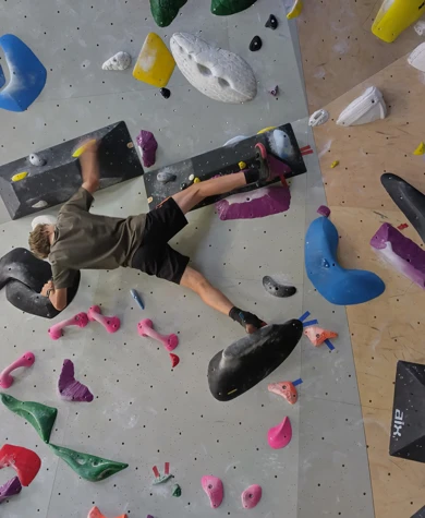 Bouldering, klättring
