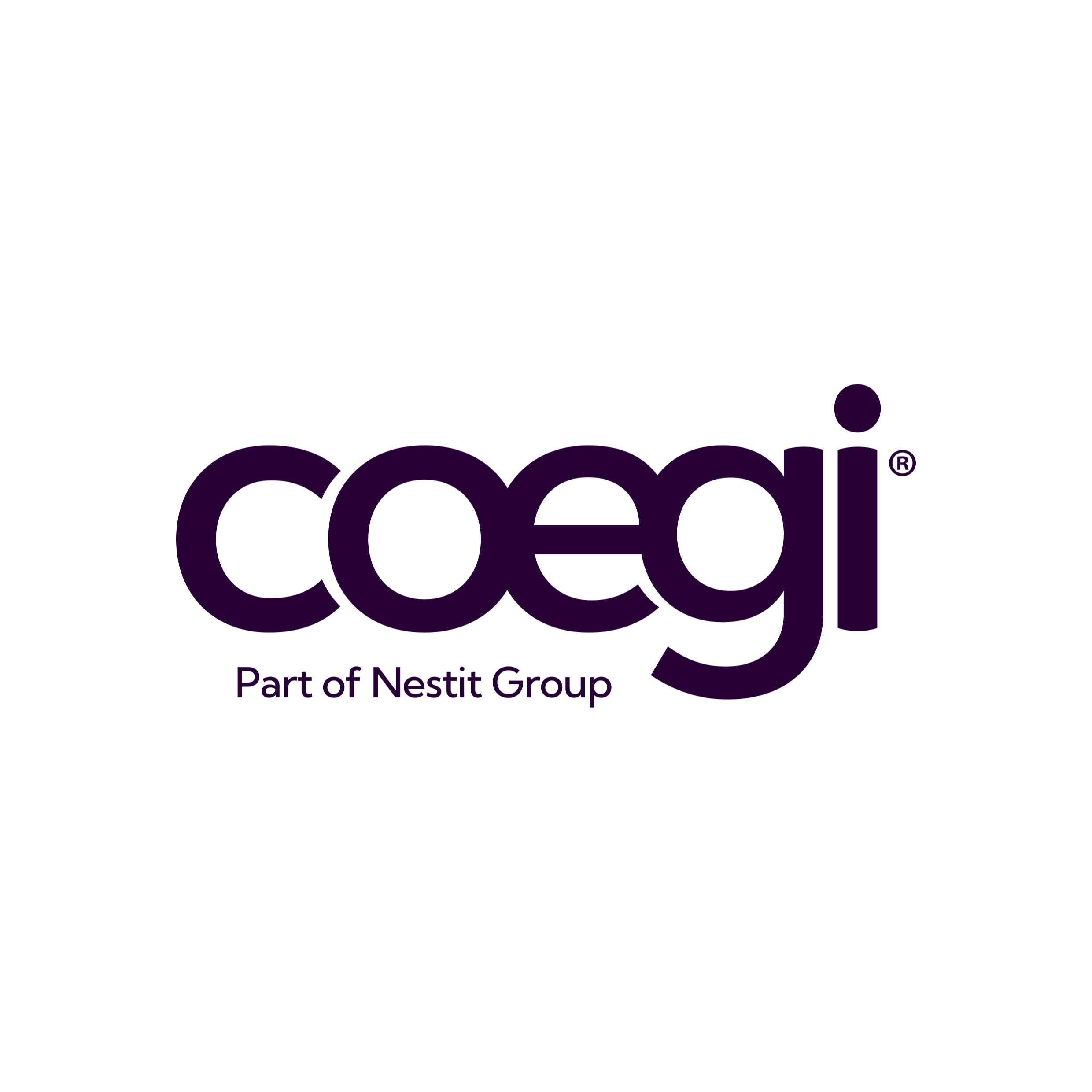 White Coegi Part Of Nestit Plum Logo