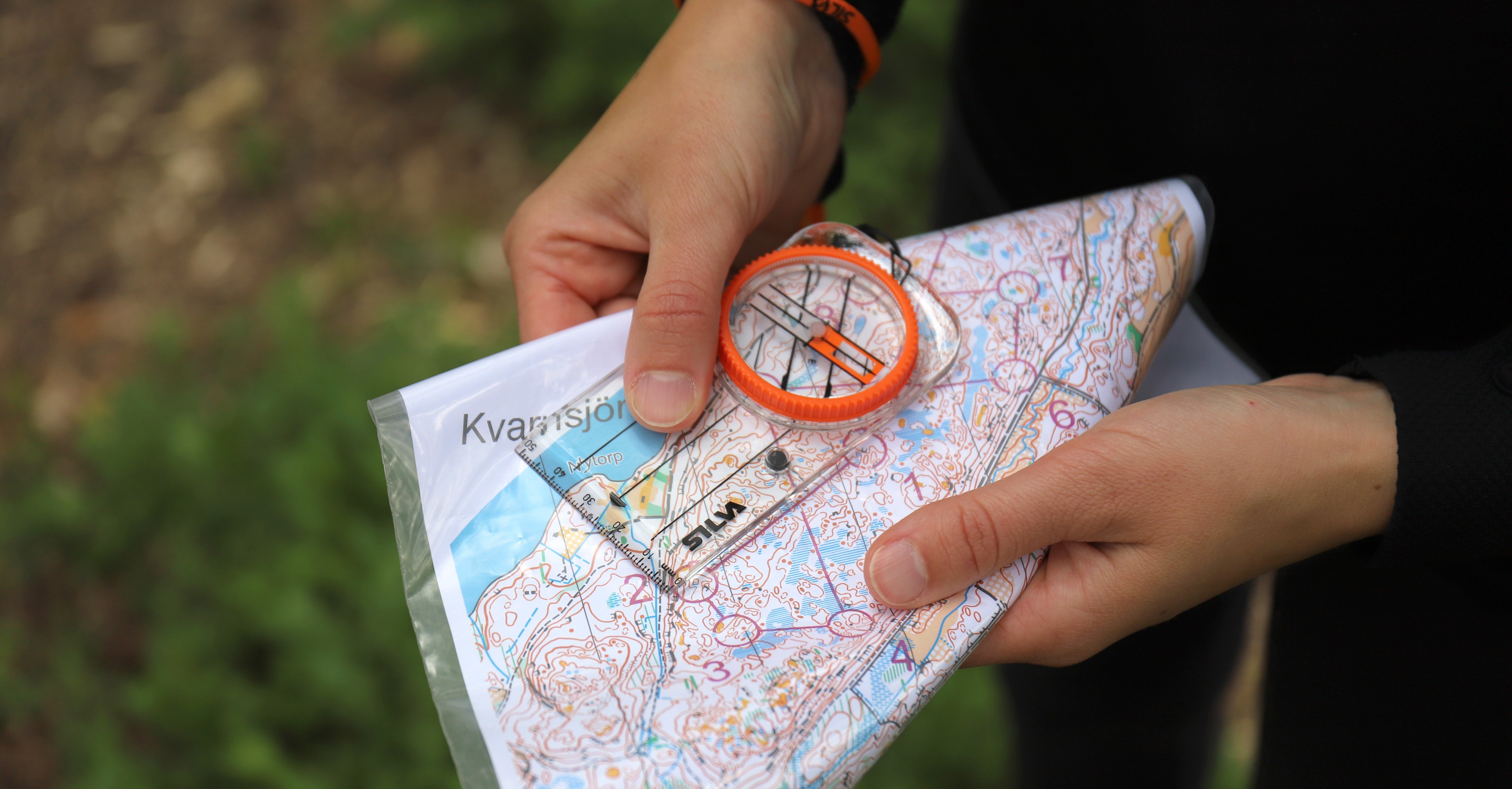 Karta Kompass Ovning