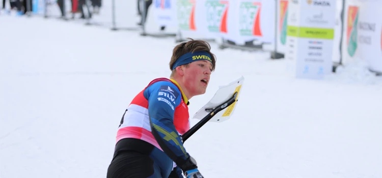 Jonatan Ståhl precis efter målgång på EM-sprinten 2023.