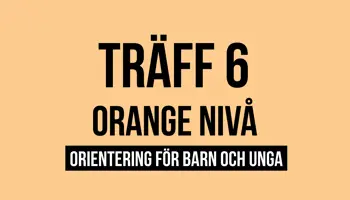 Fyrkantspuff Orange T6