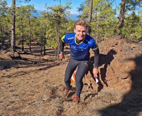 Simon Hector är en av landslagslöparna som trivdes i solen och värmen på Teneriffa under landslagets läger.