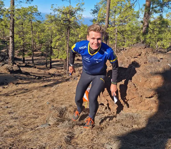 Simon Hector är en av landslagslöparna som trivdes i solen och värmen på Teneriffa under landslagets läger.
