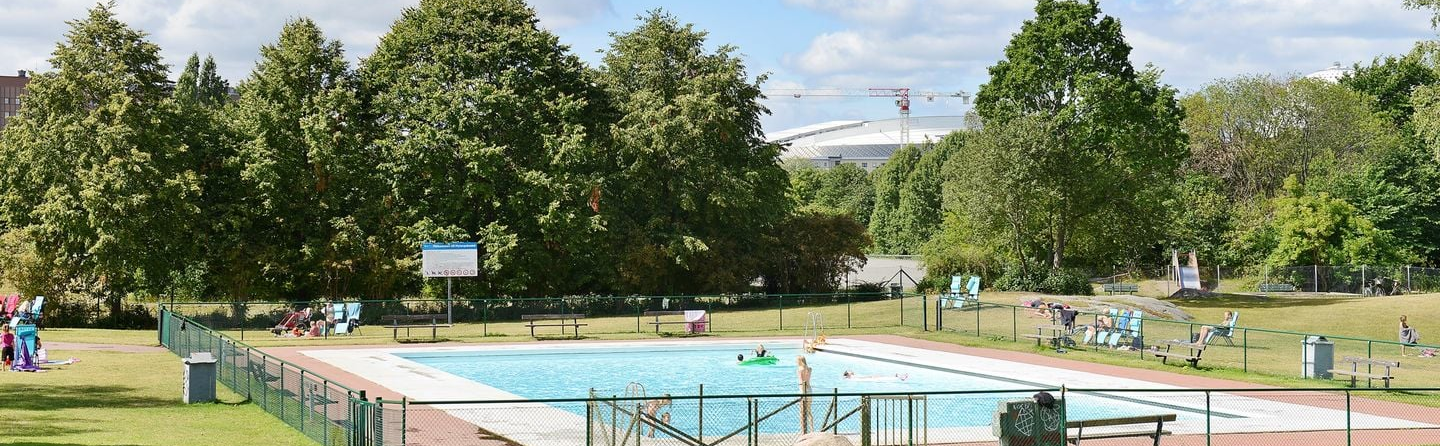 Nytorpsbadet en helt vanlig sommardag