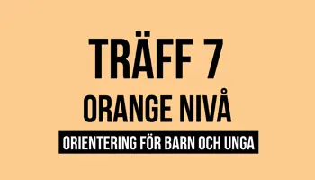 Fyrkantspuff Orange T7