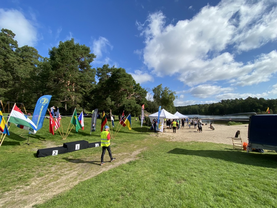 Arena Rösjöbadet på stranden