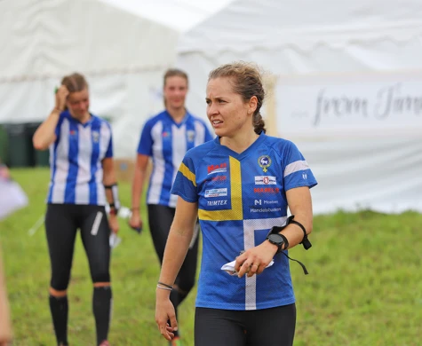 Lisa Risby vid SM-kval medeldistans hösten 2023.