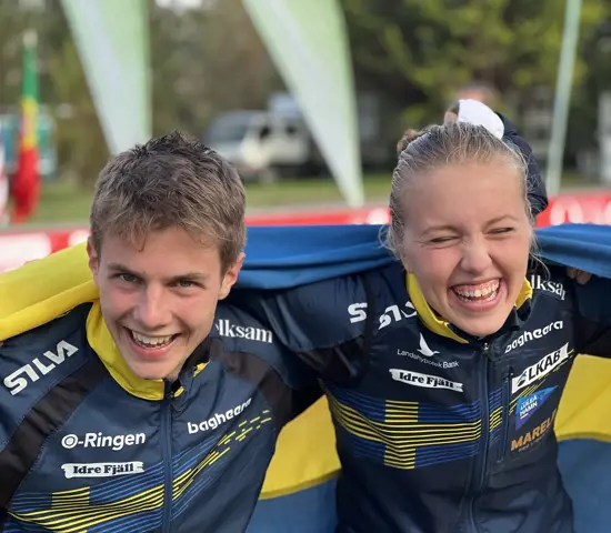 Hanna Lundberg och Noel Braun JVM 2023