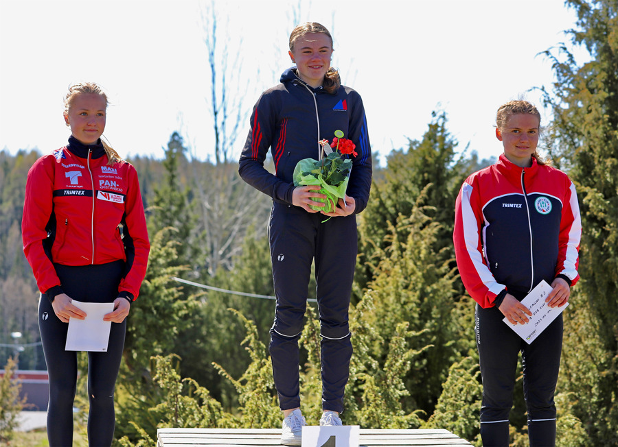 Fr.v. Alva Björk, Freja Hjerna och Tilia Olsson. Foto: Tilda Andersson.