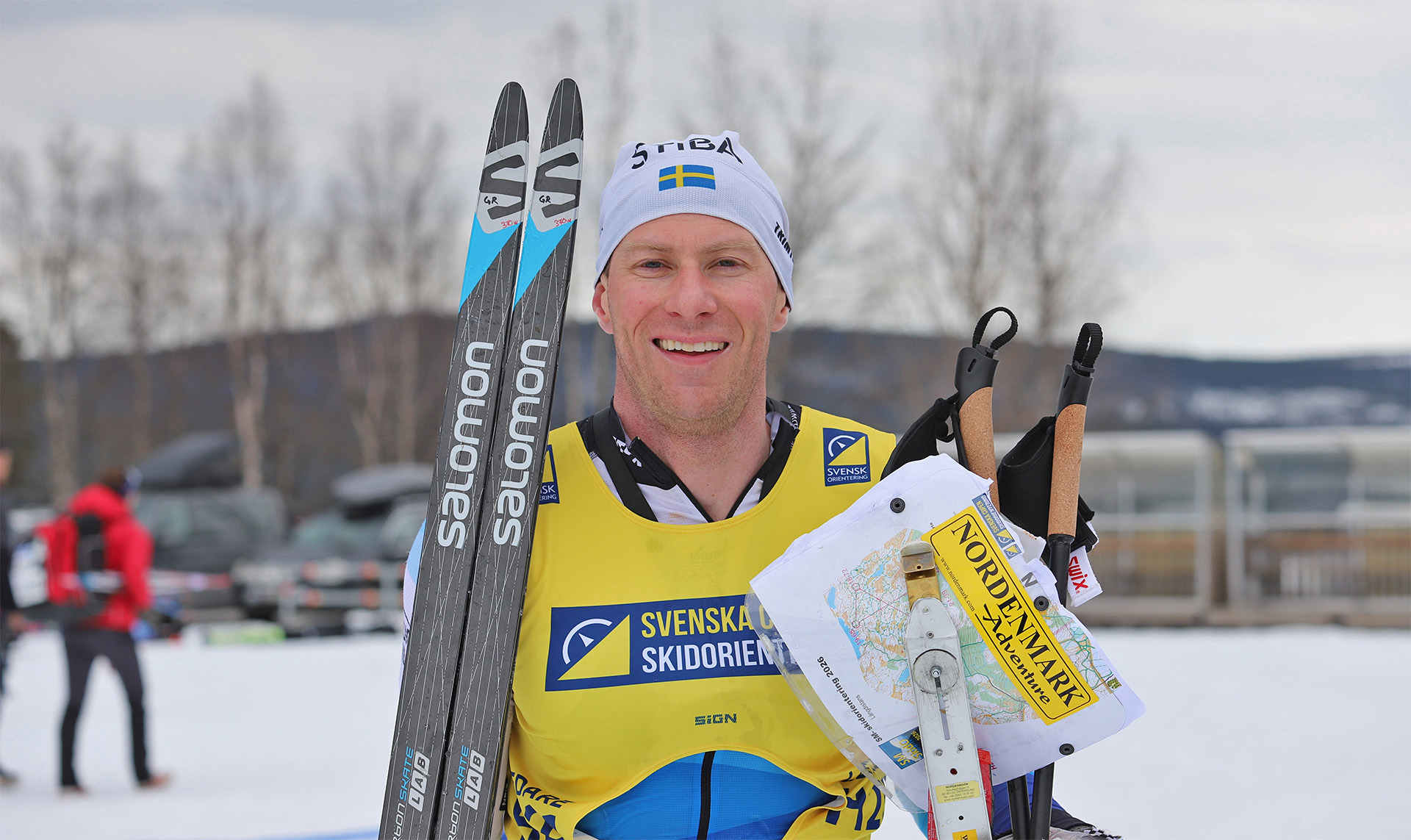 Efter en jämn och stabil säsong så tog IFK Umeås Gustav Nordström hem Svenska cupen i H21. Bilden är efter guldloppet på SM långdistans. 