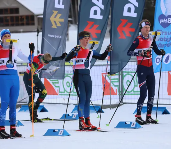Innan start stafett skidorientering