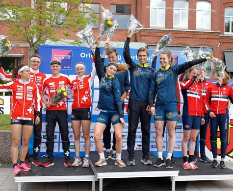 Svensk stafettsuccé i Borås