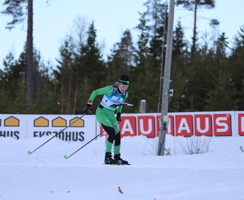 Linda Lindkvist under SM 2022 i Piteå