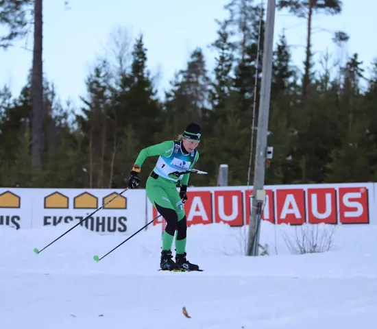 Linda Lindkvist under SM 2022 i Piteå