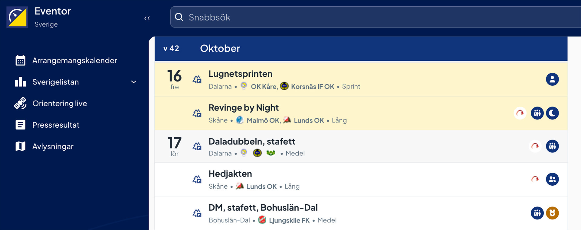 Bild Nya Eventor