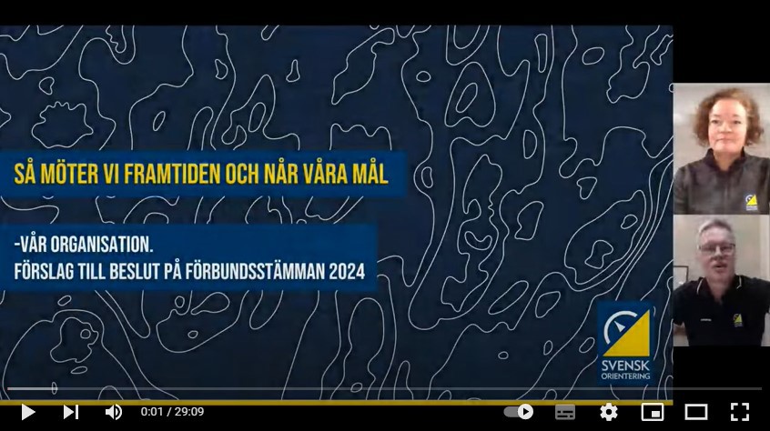 En skärmdump från en YouTube-video med Ulrika Granfors och Jan Näslund från SOFT:s styrelse.