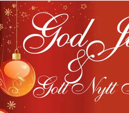 God Jul & Gott Nytt År!