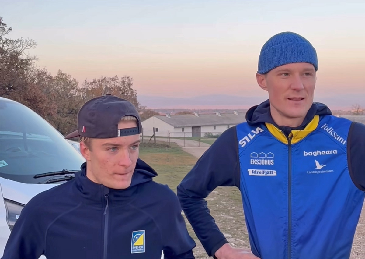 Wilmer Selin och Anton Johansson med blicken mot framtiden under landslagsläger i Ungern. 