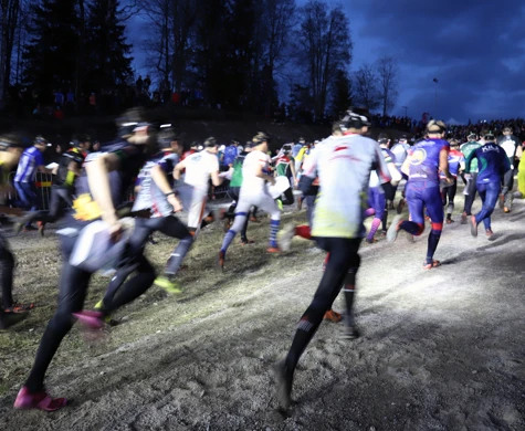 Starten tiomila i mörker 2022 Kilsbergen Örebro