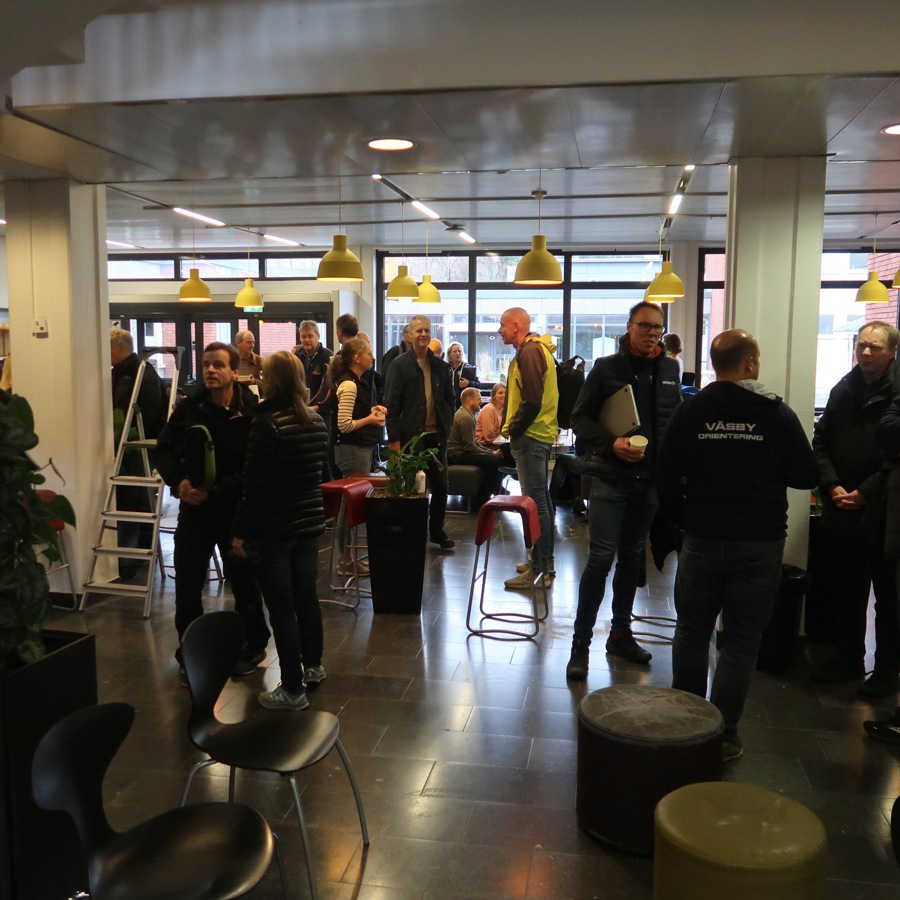 Trevligt och givande mingel i samband med lunchen