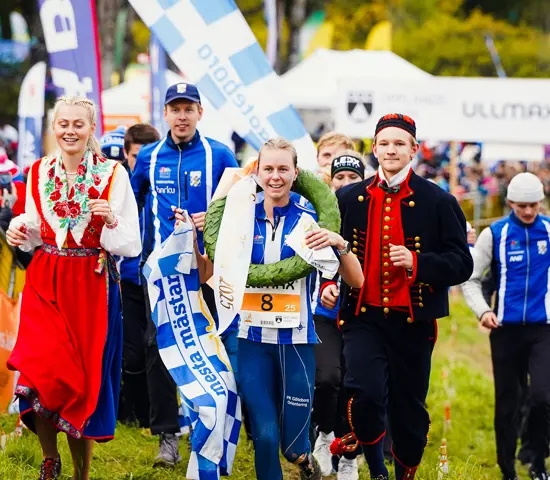 Victoria Hästad Björnstad för IFK Göteborg till seger på 25-manna 2025, i sin sista tävling för klubben.
