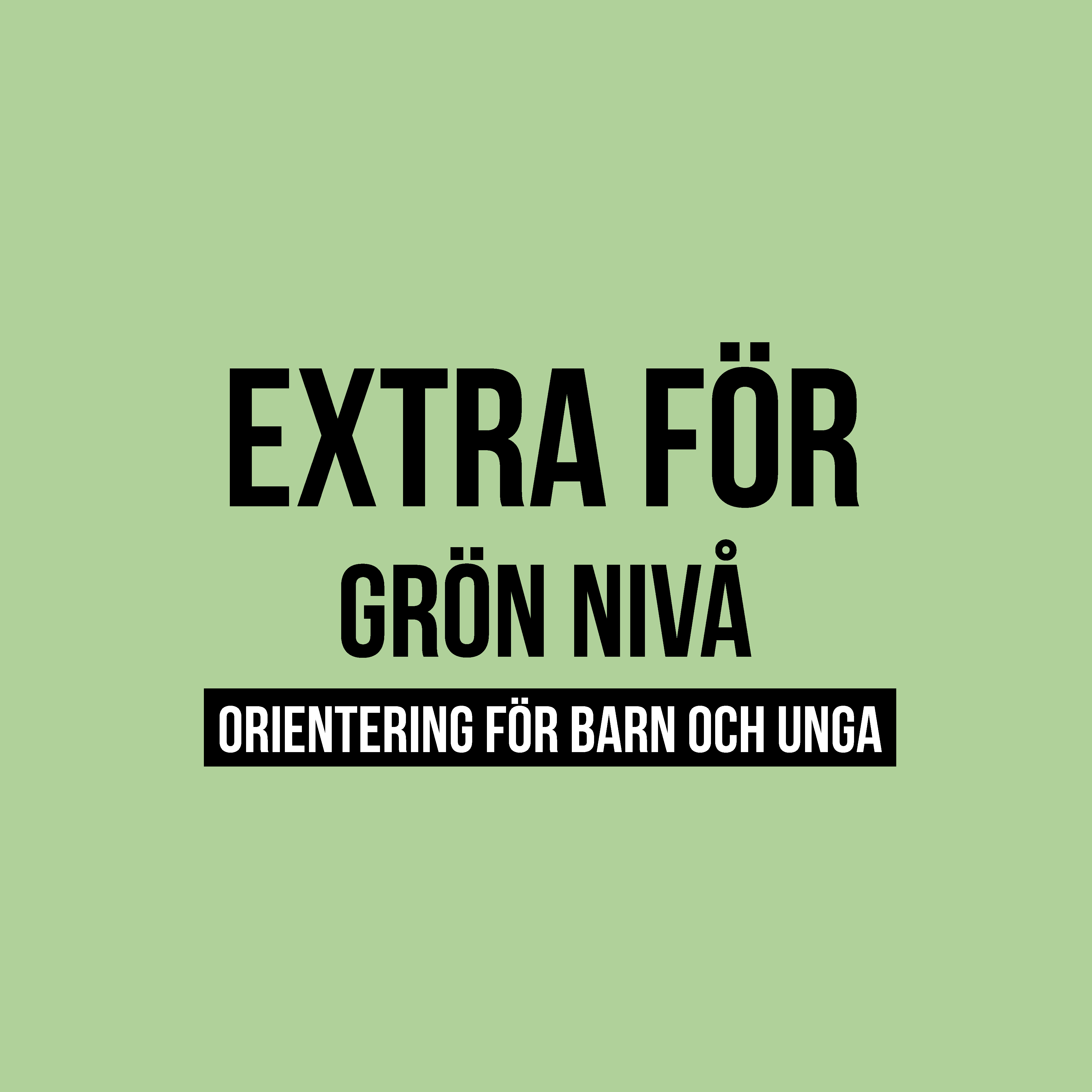 Fyrkantspuff Gron Extra