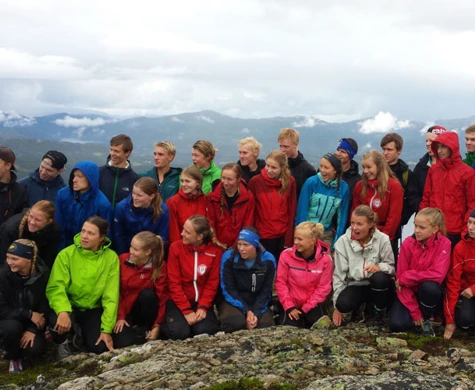 Det svänger på fjället - 32 juniorer och Gustav Bergman på läger