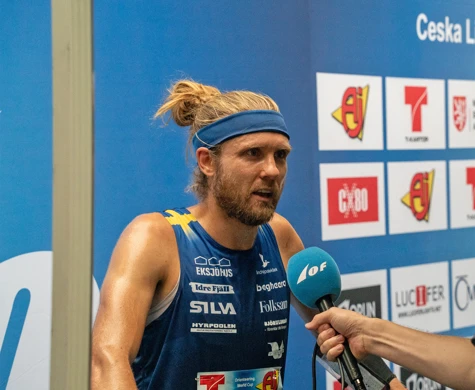 Gustav Bergman intervjuas.