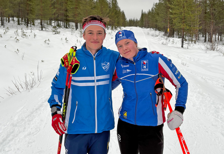 Premiärvinnarna Jonatan Ståhl och Ella Turesson. Bild: Joel Kärrman.
