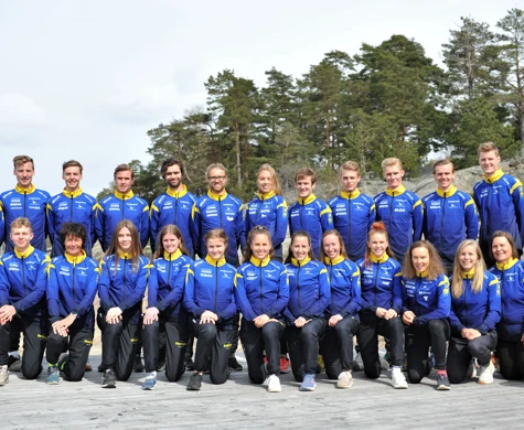 Gruppfoto Landslaget orienteringslöpning