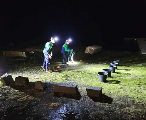 OK Löftan kör Snöbolls Orientering