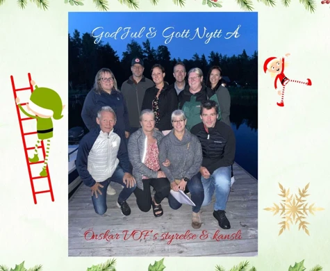 Julkort med styrelsen