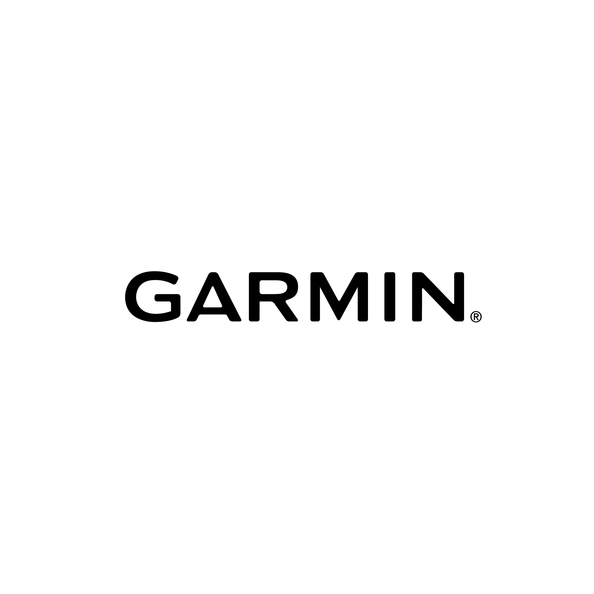 White Garmin Logo Rgsd Black Notriangle