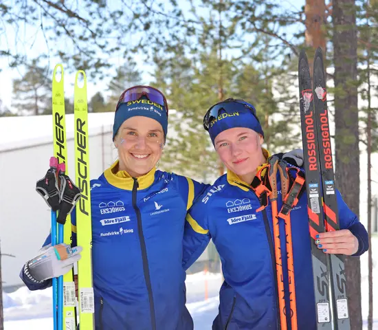 Magdalena Olsson och Ella Turesson med guld och silver efter sekundstrid på EM-sprinten.