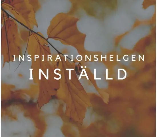 Inspirationshelgen Oktober
