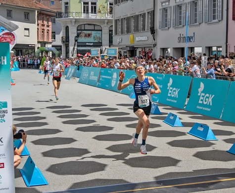 Tove Alexandersson spurtar till seger på knockout-sprinten i Olten, Schweiz.