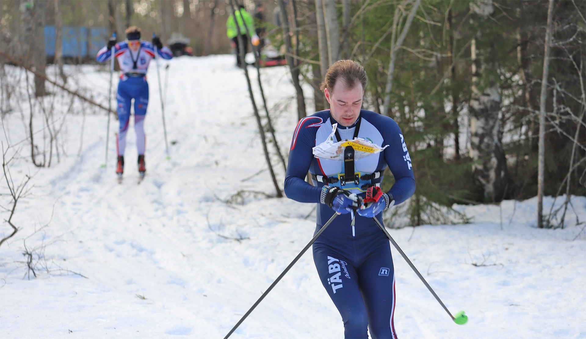 Täby OK:s Edvin Nordström är en av åkarna som åker helgen Svenska cupen-tävlingar i Arvidsjaur. Bilden från SM långdistans i Örnsköldsvik förra vintern. 