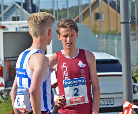 August Mollén vid SM i knockout-sprint i Göteborg 2022.
