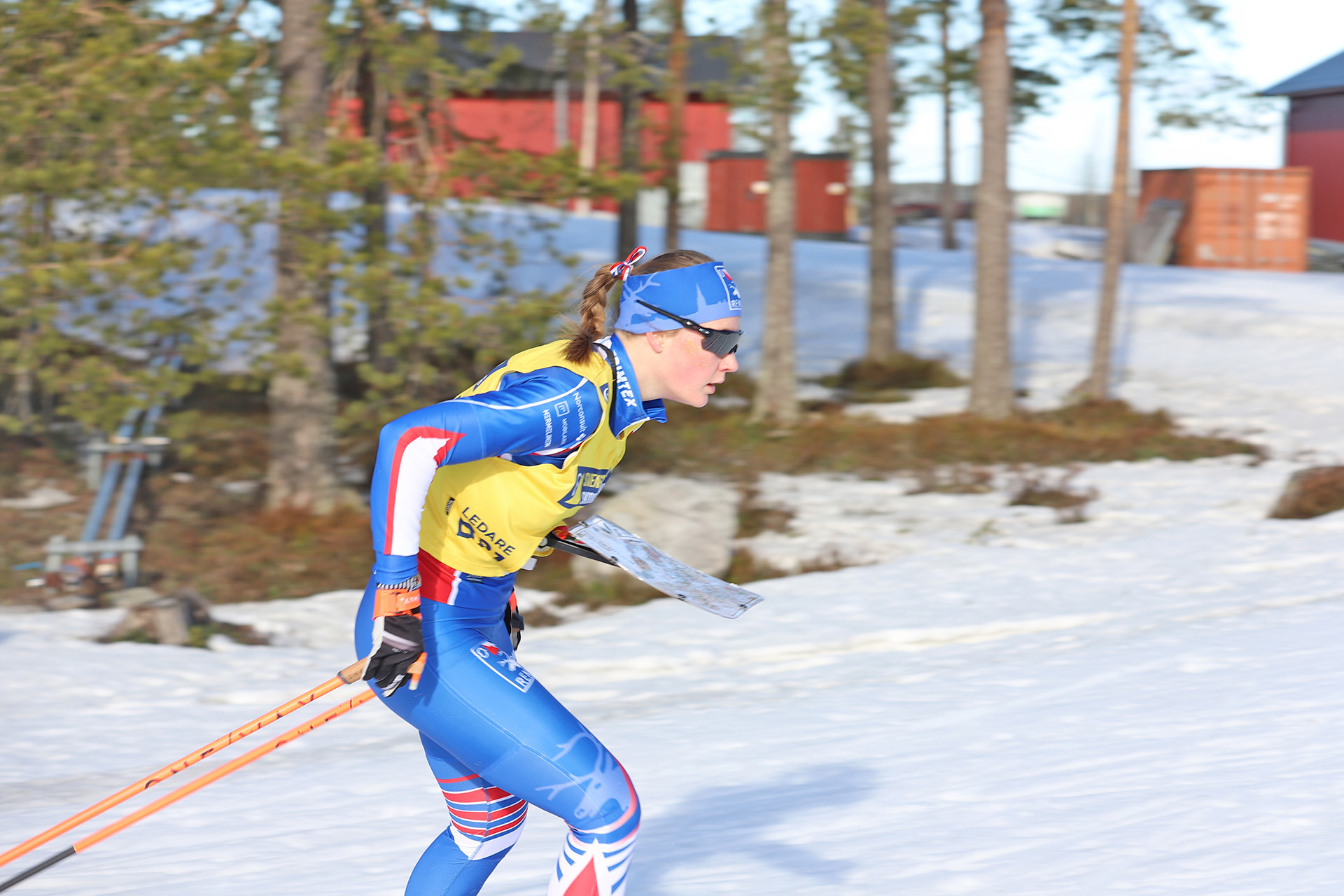 Ella Turesson åkte in som tvåa på sprinten när Kainuu Ski O Week startade på tisdagen. Bilden dock från SM i Örnsköldsvik förra vintern. 