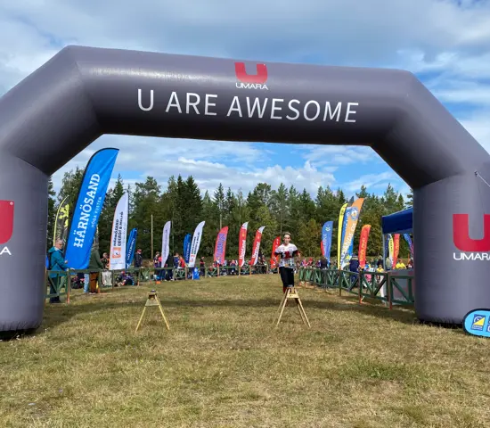 Det bjöds på härligt höstväder under USM i Härnösand.